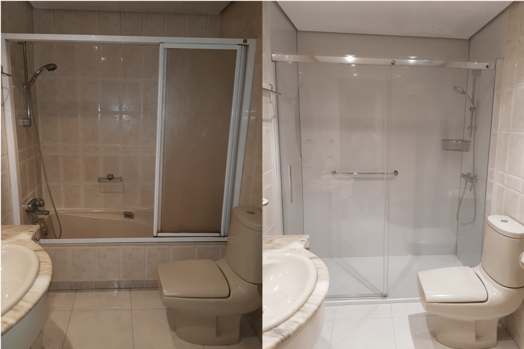 cambiar una bañera por ducha