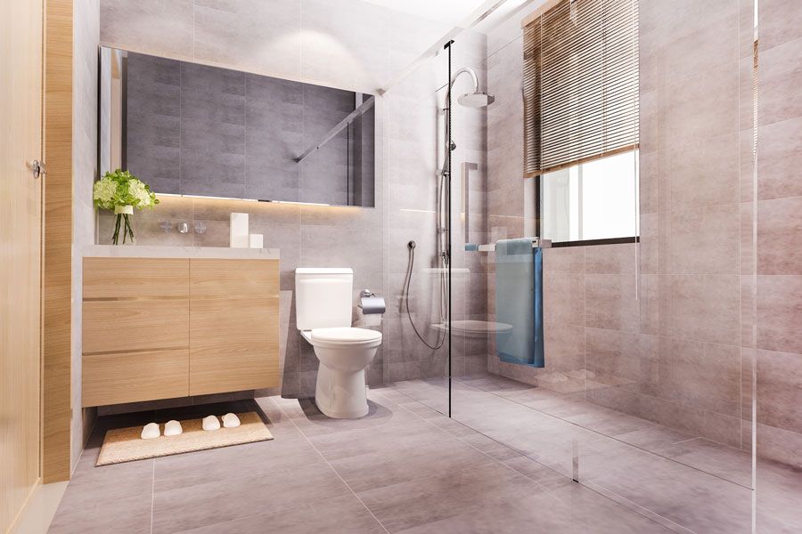 estética de un baño bien diseñado