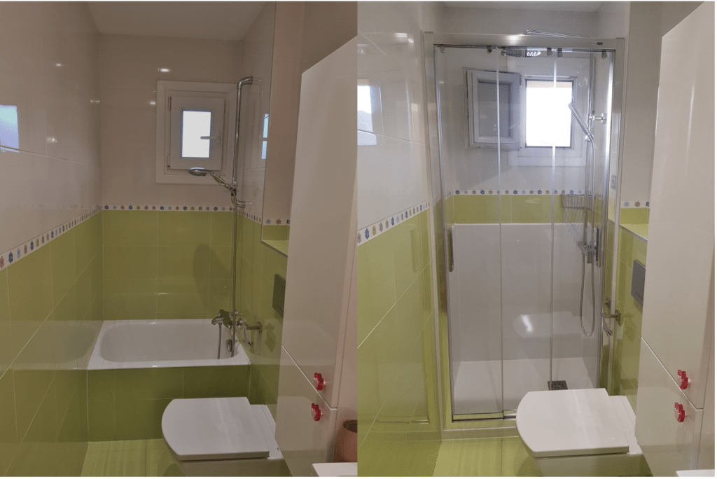 cambio banera por ducha baño antes y después de cambiar la bañera por ducha